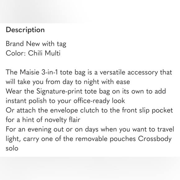 Brand New MK bag - Picture 5 of 5